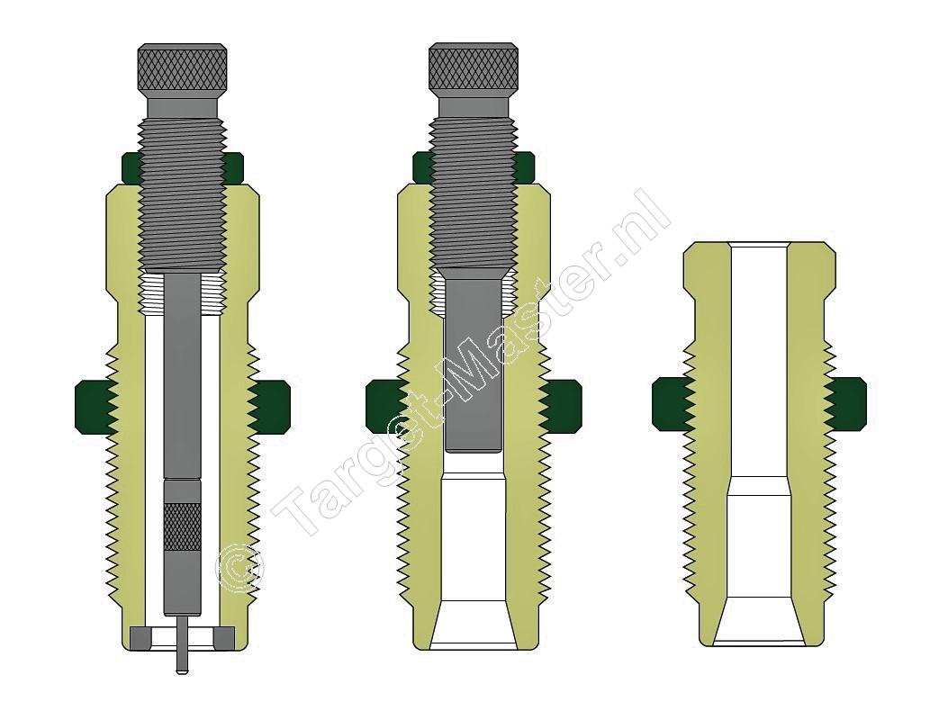 Redding Pro Series Titanium Carbide 3-Die Set .45 ACP